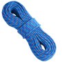 VEVOR 10.2 mm dynamic climbing rope, 60 m (197 ft) outdoor climbing rope, 25 kN breaking strength, stretchable fiber rope with steel carabiner for escape, rappelling, fire rescue, blue