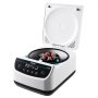 VEVOR Centrífuga, Centrífuga Eléctrica de Laboratorio RCF de 100-2100 xg con 1 Rotor para Tubos de 2/5/10/15/50 ml, Baja Velocidad de 500-4000 rpm y Temporizador, Ideal para Diversos Experimentos