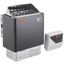 VEVOR Controlador de Sauna Eléctrica Portátil 6kW 5-9m³ Controlador Digital