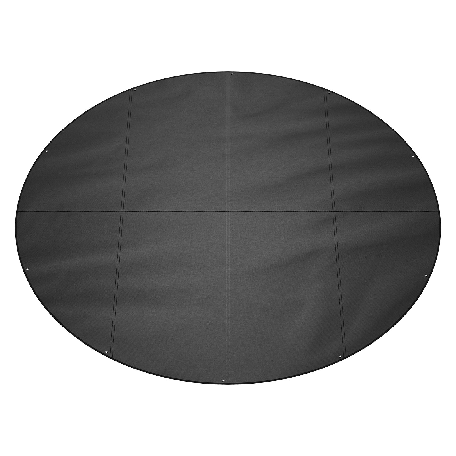 VEVOR Cobertor Redondo para Piscina Cobertor Solar para Piscina elevada 5,48m Cobertor de Seguridad para Invierno Tela Oxford 420D Impermeable Cordón Resistente al Sol para protección de Piscina