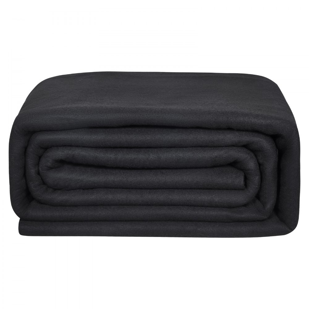 VEVOR Revestimiento para Piscinas Ovalado, 4,6 x 9,1 m Revestimiento Extragrueso para Piscinas Elevadas, Evita Pinchazos, Base de Geotextil Reciclado, Prolonga la Vida Útil del Revestimiento, Negro