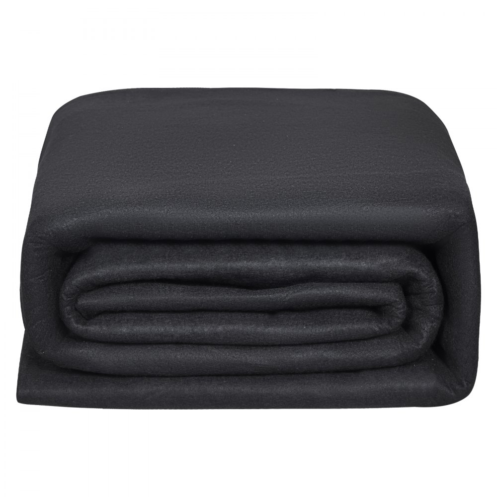 VEVOR Revestimiento Redondo para Piscinas, 4,6 m Revestimiento Extragrueso para Piscinas Elevadas, Evita Pinchazos, Base de Geotextil Reciclado, Prolonga la Vida Útil del Revestimiento, Negro