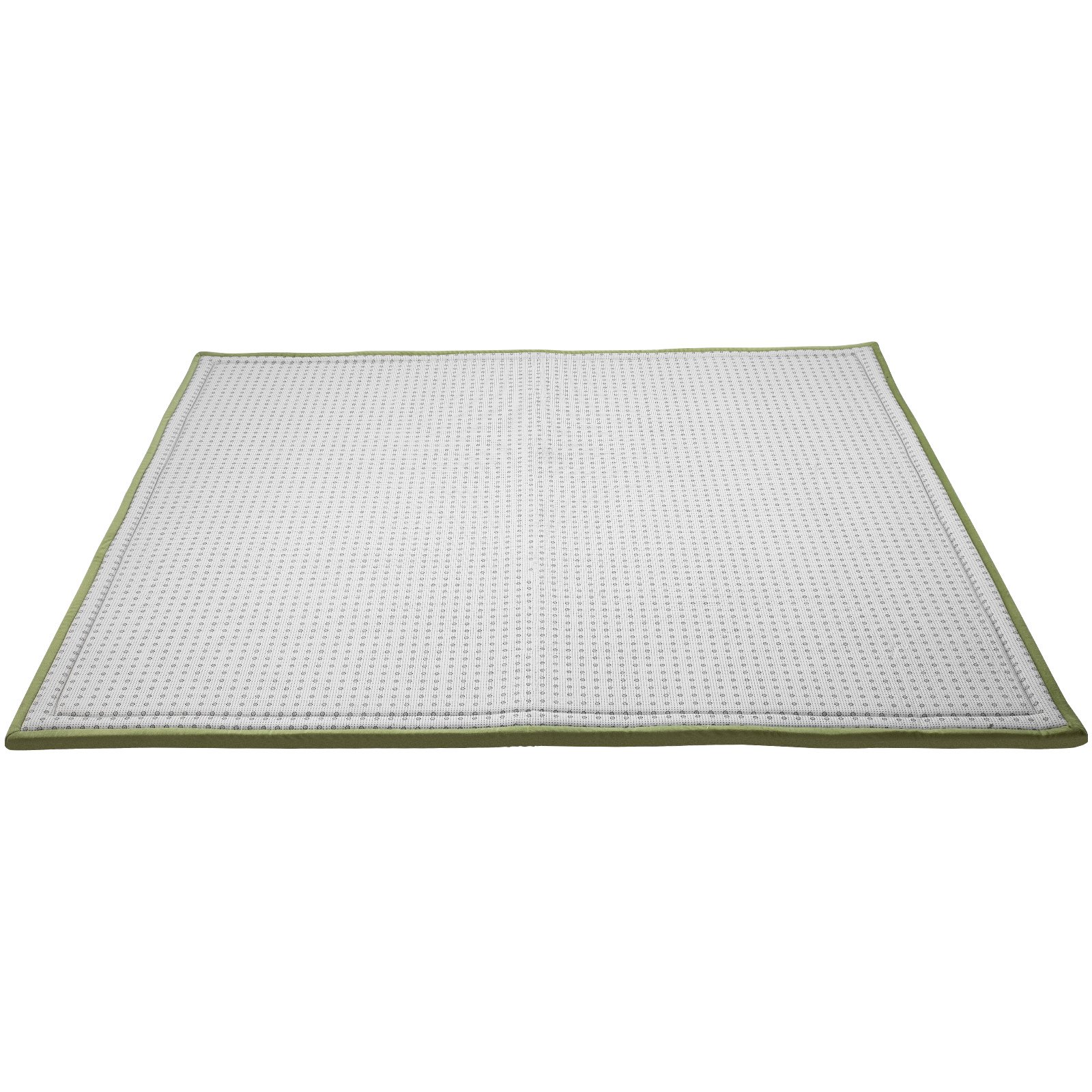 Alfombra De Juego Para Bebés Suaves Lana De Coral Y Espuma 2 X 2.4m Manta Verde