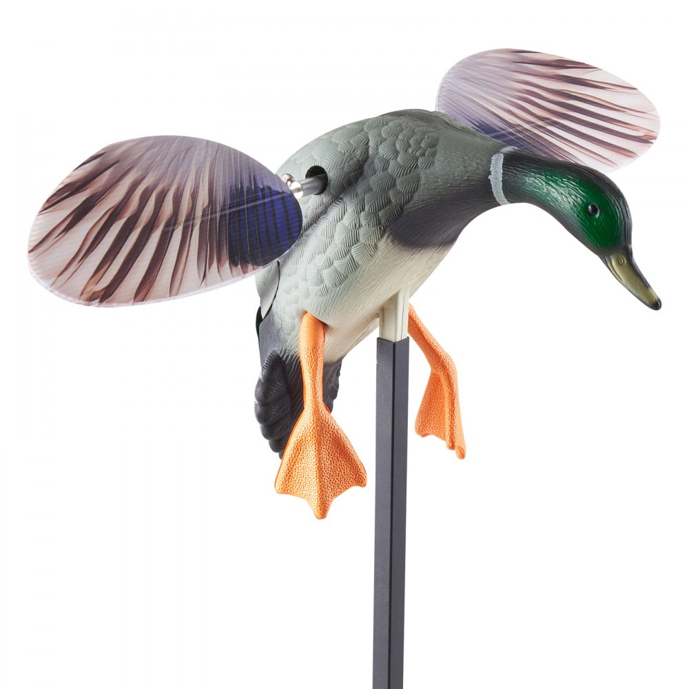 VEVOR Spinning Wing Motion Duck Decoys, Outdoor Teal Decoys for Hunting, Floating Duck for Pool, Pond, and Lake, Realistic Plastic Duck Hunting Decoy, Garden Yard Decoration, Easy to Carry, 1-Pack