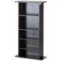 Mueble de almacenamiento multimedia VEVOR, estante para DVD de 5 capas con capacidad para 240 CD, estantes ajustables para CD, protege y organiza colecciones de música, películas, videojuegos o recuerdos, color espresso