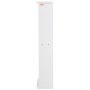 VEVOR Media Storage Cabinet, 5-Tier DVD Shelf for up to 240 CDs, Adjustable CD Shelves, Protects and Organizes Music, Film, Video Game or Memorabilia Collections, White