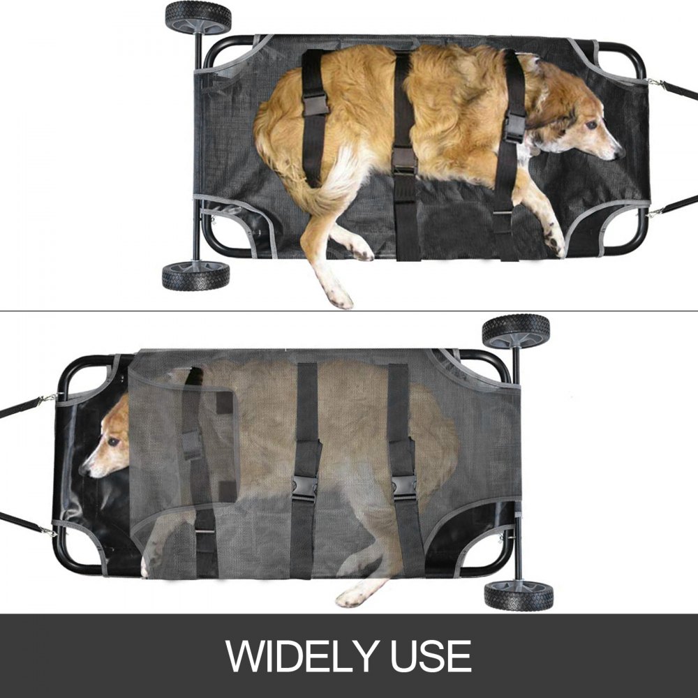 Camilla Para Animales 48x26 Pulgadas Con Capacidad De Las Ruedas 250lb