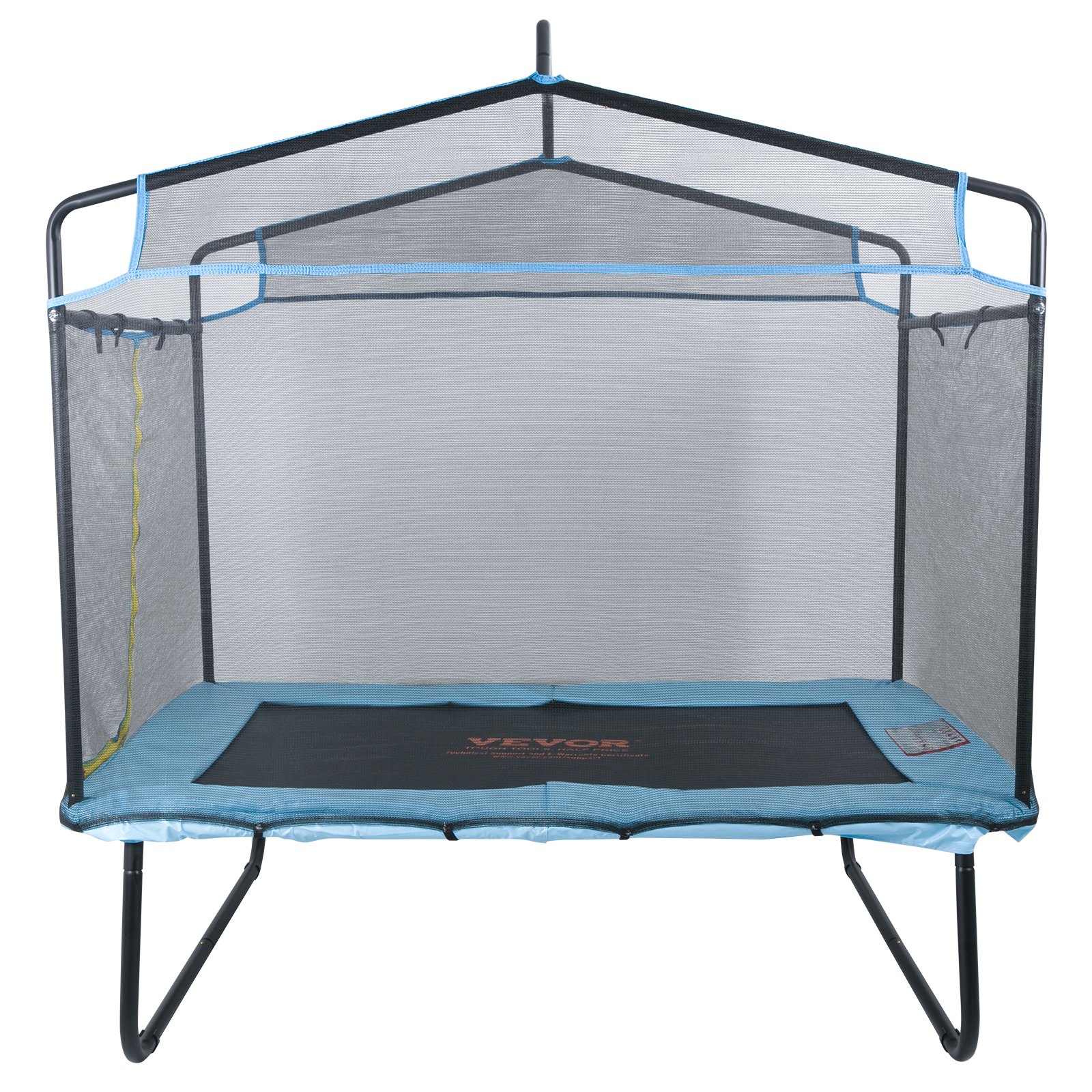 VEVOR Trampolín para Niños 175x126x165 cm Cama Elástica Interior y Exterior para Niños Pequeños con Red de Seguridad, Barra de Gimnasia, Hamaca, Regalo de Cumpleaños para Niños a Partir de 3 Años