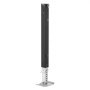 VEVOR Pata de Apoyo para Caravanas 179014 Soporte para Remolque 825 mm Carga de 2722 kg Repuesto Universal para Sistemas Lippert Venture, Atwood y Stromberg Carlson, con Pasador y Base, Negro