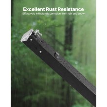 VEVOR Pata de Apoyo para RV 179014 para Lippert Venture Stromberg 825 mm Negro