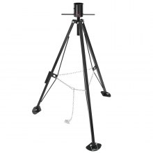 VEVOR Estabilizador de Quinta Rueda Carga de 2,27 T Trípode de Quinta Rueda de Acero Altura Ajustable de 880-1450 mm Soporte de Estacionamiento para Autocaravana Remolque Vehículo Recreativo