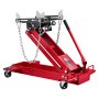 VEVOR Low Profile Floor Jack, 2200 lbs / 1 Ton Lifting Capacity Telescoping Transmission Floor Jack, 18.5-70 in Lifting Height, Flexible 360° Swivel wheels, Heavy-Duty Lift Hoist for Garage, Shop