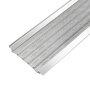 VEVOR Gutter Guard, 127mm Aluminum Gutter Cover with Stainless Steel Micro Mesh, Heavy-Duty 30.48m Length, 1.02mm Thickness, Leaf Guard for Debris and Pine Needles, Easy DIY, Screws Include, 20 PCS