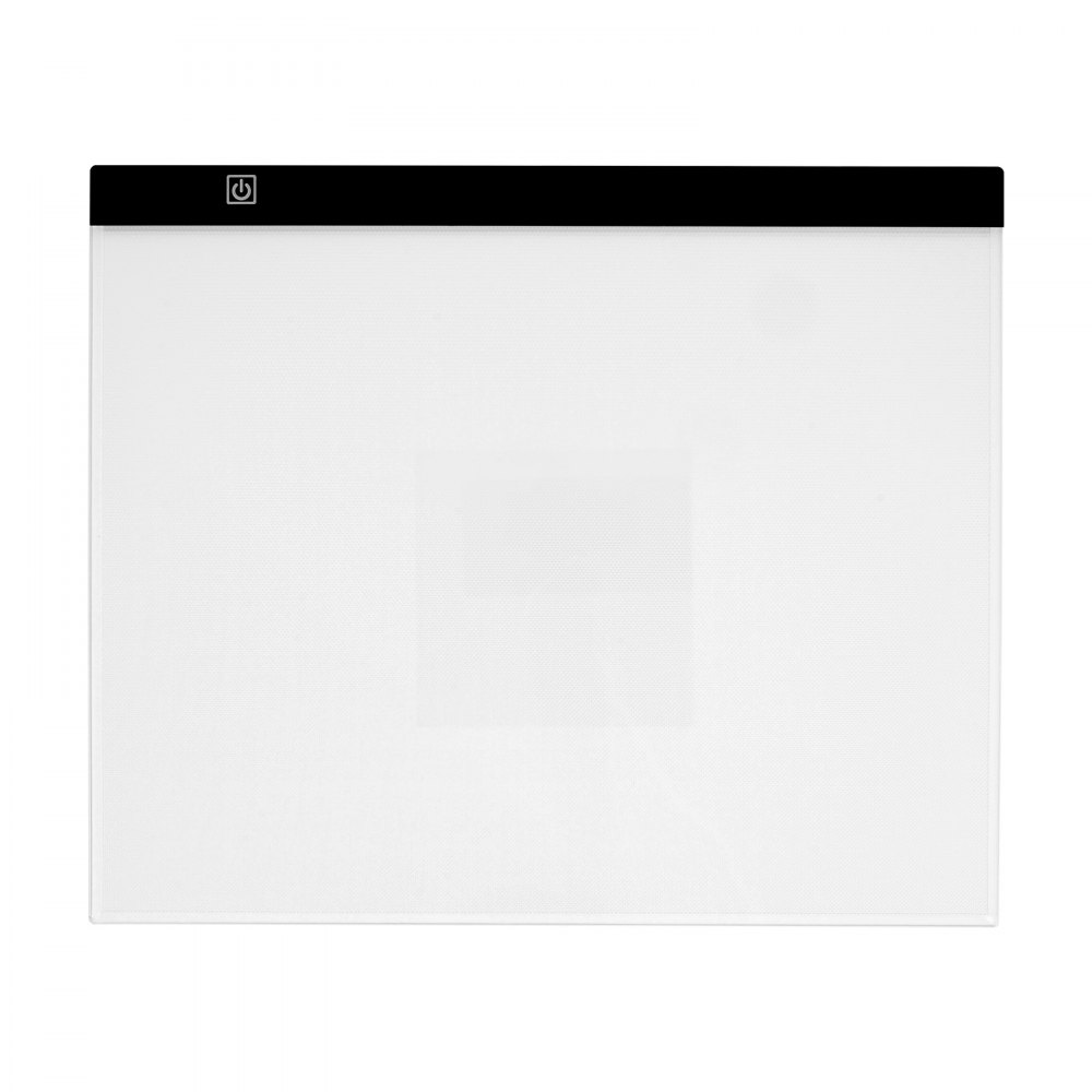VEVOR Tablero de Luz Panel de Luz LED B4 Caja de Luz Portátil Ultradelgada, Mesa de Luz Alimentada por USB para Trazado, Caja de Luz para Pintura con Diamantes, Animación, Bocetos, Estarcido, Negro