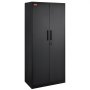VEVOR Gabinete de metal, gabinete con cerradura de acero con 2 puertas magnéticas y 4 estantes ajustables, gabinete de metal de 180,34 cm, capacidad de 90,7 kg por estante con 3 llaves