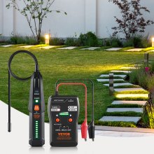 VEVOR Localizador de Cables Subterráneos Profundidad de Detección 2m Rango 1000m