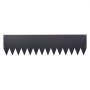 VEVOR Galvanized Steel Landscape Edging, 6-Pack 1016 x 254 mm Metal Edging for Landscaping with 8 Mounting Clips, Heavy Duty Metal Garden Edge Border for Flower Bed, Yard Pathway, Black