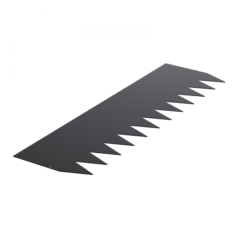 VEVOR Borde de Acero Galvanizado para Paisajismo, 1016 x 304,8 x 1,5 mm, 4 Piezas de Borde de Metal Resistente a la Oxidación, Divisor de Camino de Jardín para Parterres de Flores, Césped, Negro