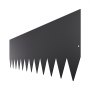 VEVOR Lawn Edging, Set of 4, 1016x304.8x1.5 mm, Rust-Resistant Metal Bed Edging, Flower Bed Border, Lawn Edging, Easy to Install, Divider for Flower Beds, Yard Paths, Black