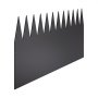 VEVOR Lawn Edging, Set of 4, 1016x304.8x1.5 mm, Rust-Resistant Metal Bed Edging, Flower Bed Border, Lawn Edging, Easy to Install, Divider for Flower Beds, Yard Paths, Black