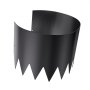 VEVOR Lawn Edging, Set of 4, 1016x304.8x1.5 mm, Rust-Resistant Metal Bed Edging, Flower Bed Border, Lawn Edging, Easy to Install, Divider for Flower Beds, Yard Paths, Black