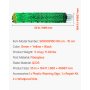 VEVOR Kit de red para cerca eléctrica cerca de red de PE de 0,88 x 49,98 m con postes de estaca de doble púa malla utilitaria portátil para cabras, ovejas, corderos, ciervos, cerdos, perros, granjas