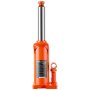 VEVOR Hydraulic Bottle Jack 20 Ton (44092.5 lbs) 245-465 mm Lifting Range, for Construction Vehicle, Heavy-Duty Truck, Bus, Auto Repair and House Lift, Multi-Directional Welded Jack with Long Handle