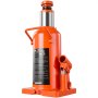 VEVOR Hydraulic Bottle Jack 20 Ton (44092.5 lbs) 245-465 mm Lifting Range, for Construction Vehicle, Heavy-Duty Truck, Bus, Auto Repair and House Lift, Multi-Directional Welded Jack with Long Handle