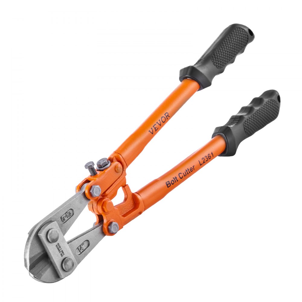 VEVOR Cortador de Pernos 46 cm Cortapernos con Mango Bimaterial y Mordazas de Goma Cuchilla de Aleación de Acero al Cromo Molibdeno Cortapernos Profesional para Varillas Alambres Cadenas Portacables