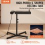 VEVOR Secador de 45 x 45 cm para Serigrafía, Secador de Serigrafía de Alta Potencia con Soporte Ajustable en Altura, Rotación de 360° Base en Forma de X, Máquina de Curado de Camisetas de Acero 3000 W