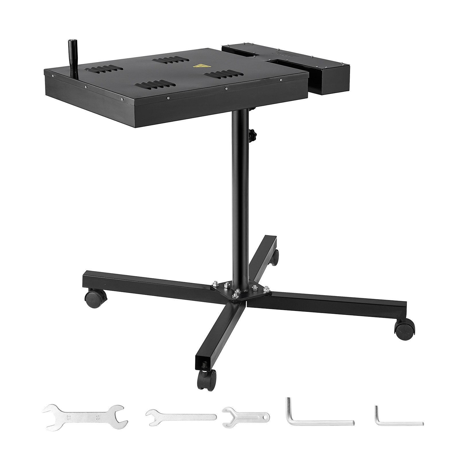 VEVOR Secador de 470 x 635 mm para Serigrafía, Secador de Serigrafía de Alta Potencia con Soporte en Altura, Rotación de 360°, Base en Forma de X, Máquina de Curado de Camisetas de Acero 3600 W