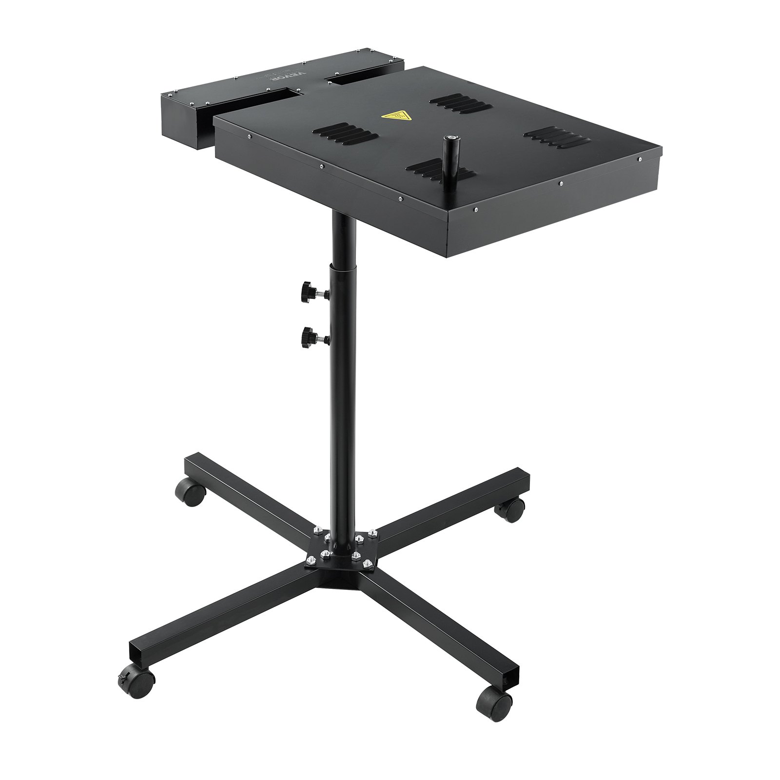 VEVOR Secador de 470 x 635 mm para Serigrafía, Secador de Serigrafía de Alta Potencia con Soporte en Altura, Rotación de 360°, Base en Forma de X, Máquina de Curado de Camisetas de Acero 3600 W