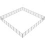 VEVOR Pool Fence 1.21 x 32.91 m, Removable Child Safety Fence, Easy Self-Installation Swimming Pool Fence, 340 g Teslin PVC Pool Fence Net Protects Children and Pets