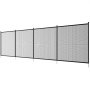 VEVOR Pool Fence, 1.21 x 3.66 m Detachable Child Safety Pool Fence, Easy DIY Installation, Swimming Pool Fence, 340 g Teslin PVC Pool Fence Net, Protects Children and Pets