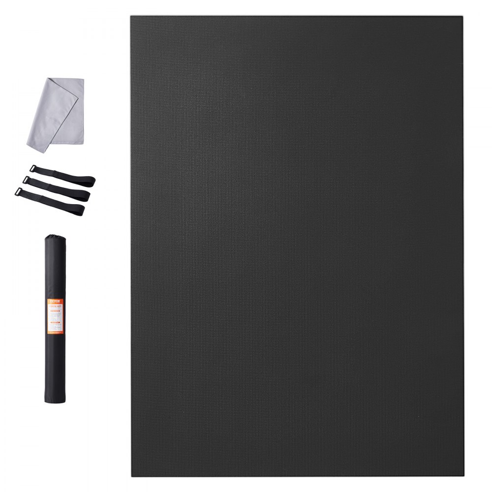 VEVOR Esterilla de Yoga Antideslizante de Alta Densidad para Hombres y Mujeres Estera de Fitness y Ejercicio con Bolsa y Correa de Transporte para Yoga en Casa, Pilates y Entrenamiento, 2120x1530 mm