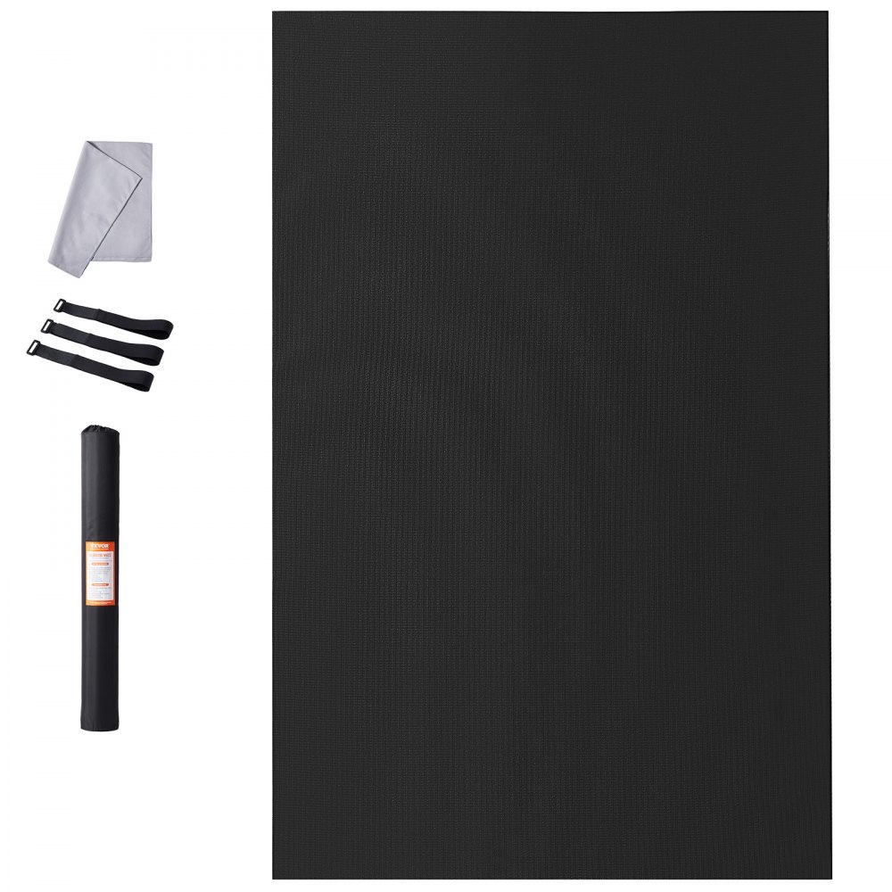 VEVOR Esterilla de Yoga Antideslizante de Alta Densidad para Hombres y Mujeres Estera de Fitness y Ejercicio con Bolsa y Correa de Transporte para Yoga en Casa, Pilates y Entrenamiento, 2440x1530 mm
