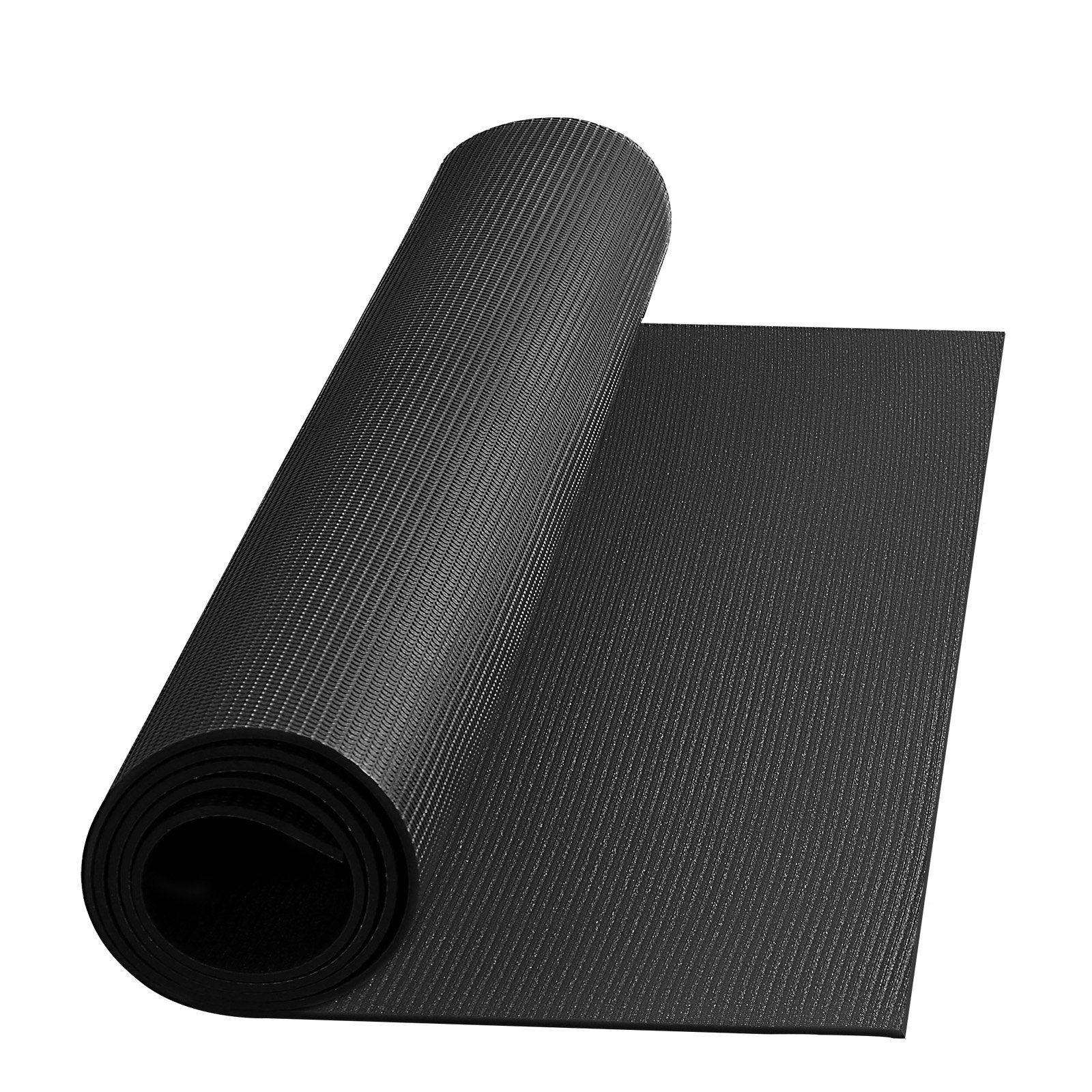 VEVOR Esterilla de Yoga Antideslizante de Alta Densidad para Hombres y Mujeres Estera de Fitness y Ejercicio con Bolsa y Correa de Transporte para Yoga en Casa, Pilates y Entrenamiento, 2440x1530 mm