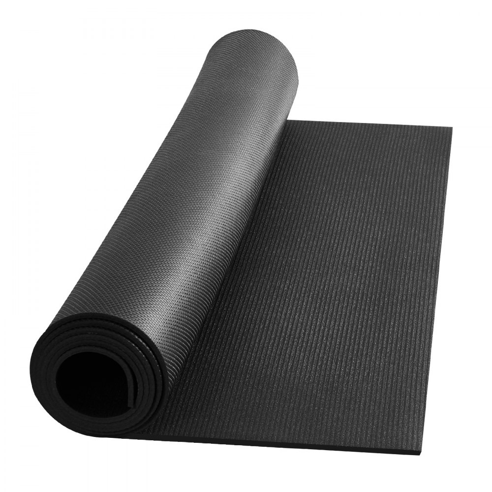 VEVOR Esterilla de Yoga Antideslizante de Alta Densidad para Hombres y Mujeres Estera de Fitness y Ejercicio con Bolsa y Correa de Transporte para Yoga en Casa, Pilates y Entrenamiento, 3050x1830 mm