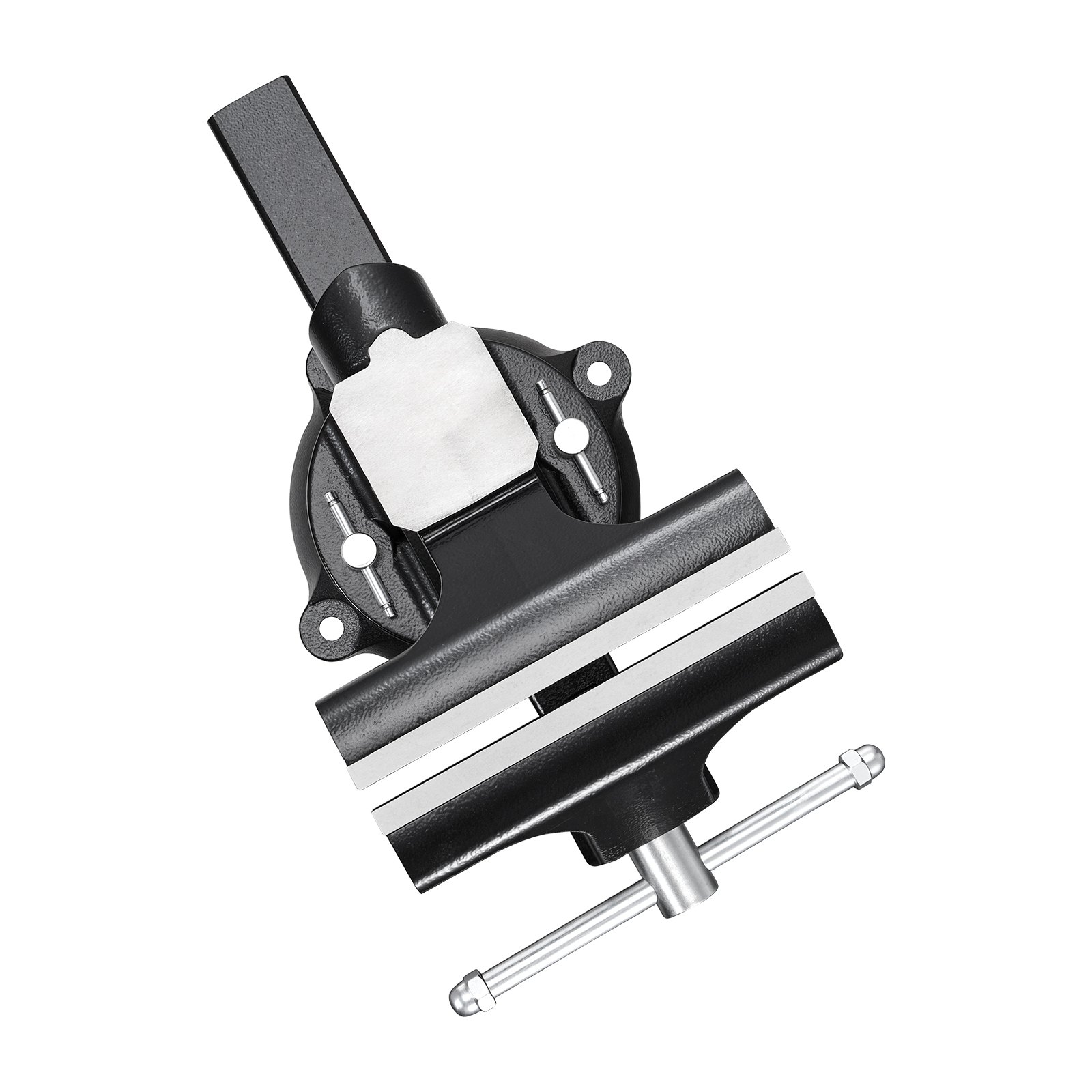 VEVOR Tornillo de Banco de Trabajo con Base Giratoria de 360° y Yunque, De Hierro Fundido Esferoidal, Ancho de Mordaza de 254 mm, Profundidad de Sujeción de 109 mm, Apertura de Mordaza de 254 mm