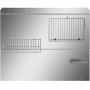 VEVOR Panel Antisalpicaduras de Acero Inoxidable 914 x 860 mm Protector en el frente de la Cocina 2 x Estante de Almacenamiento 1 x Estante para Cuchillos Placa para Salpicaduras de Acero Inoxidable