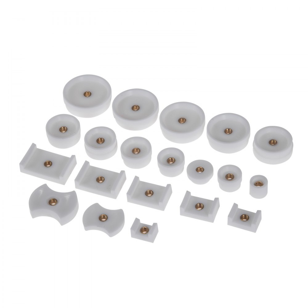 VEVOR Herramientas de Reparación de Relojes Prensa de Reloj con 20 Troqueles Cierre de Caja de Reloj para Cerrar la Contraportada del Reloj Tapadora de Tapa Trasera Máquina de Cierre Caja de Prensa