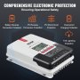 VEVOR Controlador de Carga Solar MPPT 12 V/24 V Auto CC Regulador de Carga del Panel Solar 20A Módulo Bluetooth 98% de Eficiencia de Carga para Baterías Selladas AGM, gel, Inundadas y de Litio