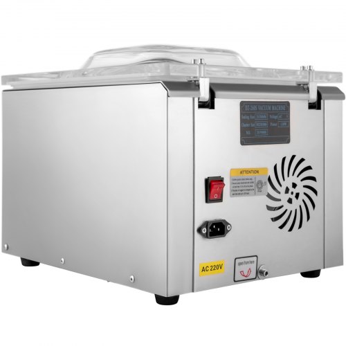 VEVOR Envasadora al Vacío Automático para Alimentos DZ-260S ,120 W, Envasadora al Vacío Domestica, 1~4 pcs/min, Maquina al Vacío de Alimentos, Acero Inoxidable, Barra de Calentamiento Importada
