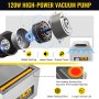 VEVOR Envasadora al Vacío Automático para Alimentos DZ-260S ,120 W, Envasadora al Vacío Domestica, 1~4 pcs/min, Maquina al Vacío de Alimentos, Acero Inoxidable, Barra de Calentamiento Importada