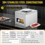 VEVOR Envasadora al Vacío Automático para Alimentos DZ-260S ,120 W, Envasadora al Vacío Domestica, 1~4 pcs/min, Maquina al Vacío de Alimentos, Acero Inoxidable, Barra de Calentamiento Importada