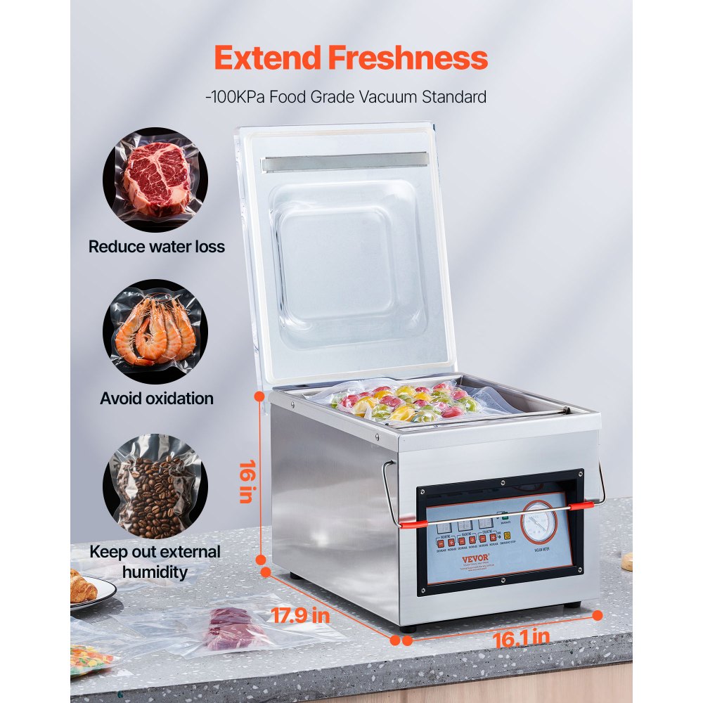 Envasadora al Vacío Automático para Alimentos DZ-260C Envasadora al Vacío 220 V