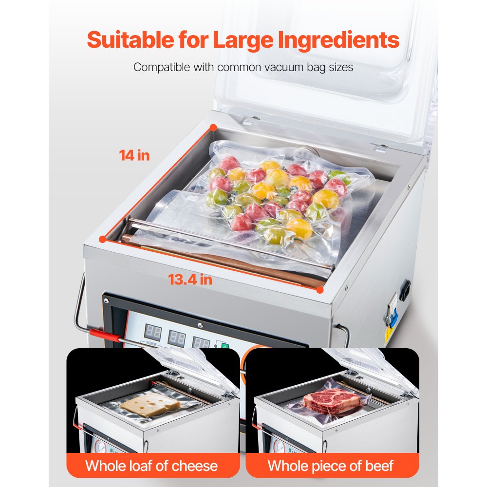 Envasadora al Vacío Automático para Alimentos DZ-260C Envasadora al Vacío 220 V