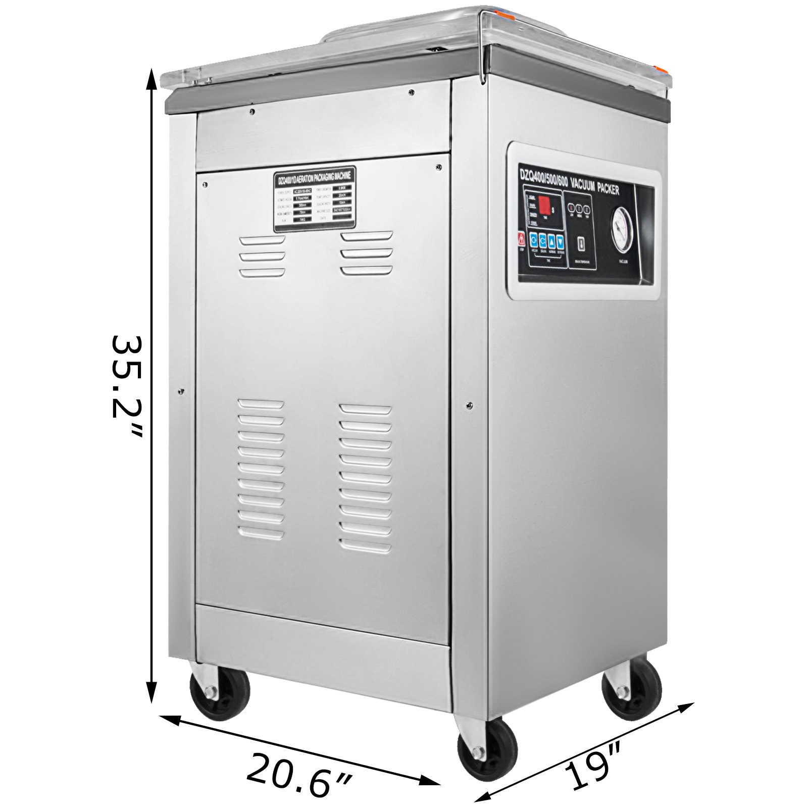 Dz-400 900w Vacío Sellado De La Máquina Vacuum Sellado Alimentos Comedor