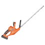 VEVOR Cortasetos Eléctrico, 1200 RPM Cortasetos Inalámbrico con Cuchilla de Doble Acción de 510 mm y Diseño Seguro, Batería de 20 V 2 A, para Ramas Bajas, Jardinería, Cuidado del Césped del Patio