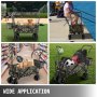 Carro De Vagón Plegable Camuflaje Plegable Acero, Con Toldo Extraíble De Camping